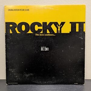 Rocky II Original Motion Picture Score Vinyl Record - Yellow and Black